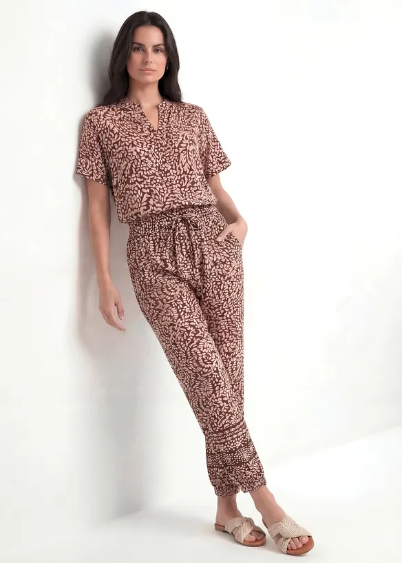 Pull on-bukse i viskose med pent fall, bonprix