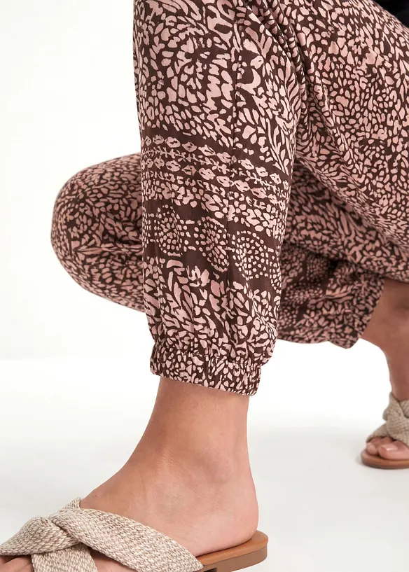 Pull on-bukse i viskose med pent fall, bonprix