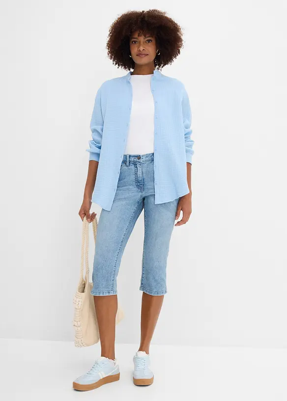 Straight-jeans, Mid Waist, stretch, bonprix