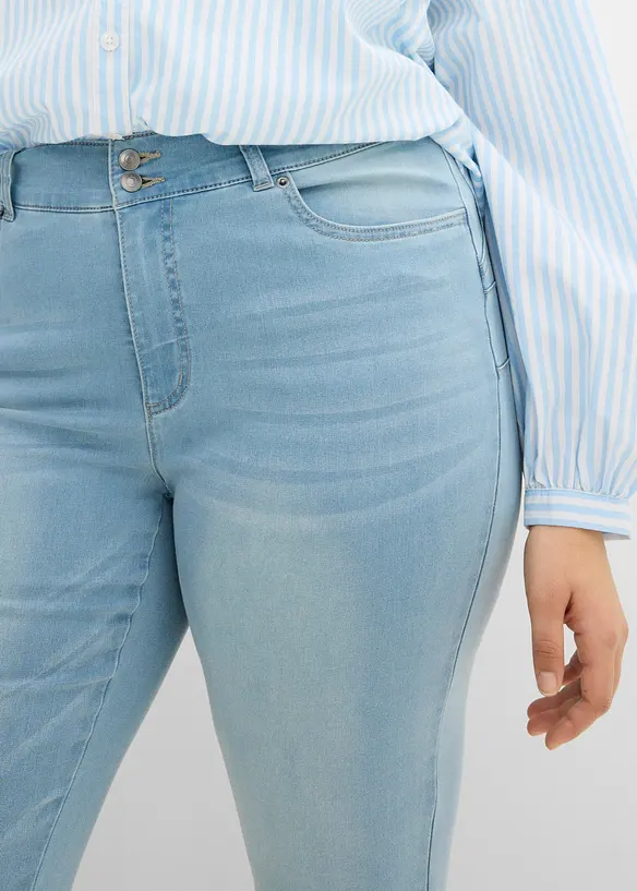 Bootcut-jeans Mid Waist, Shaping, bonprix