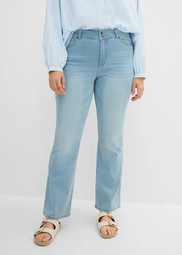 Bootcut-jeans Mid Waist, Shaping, bonprix
