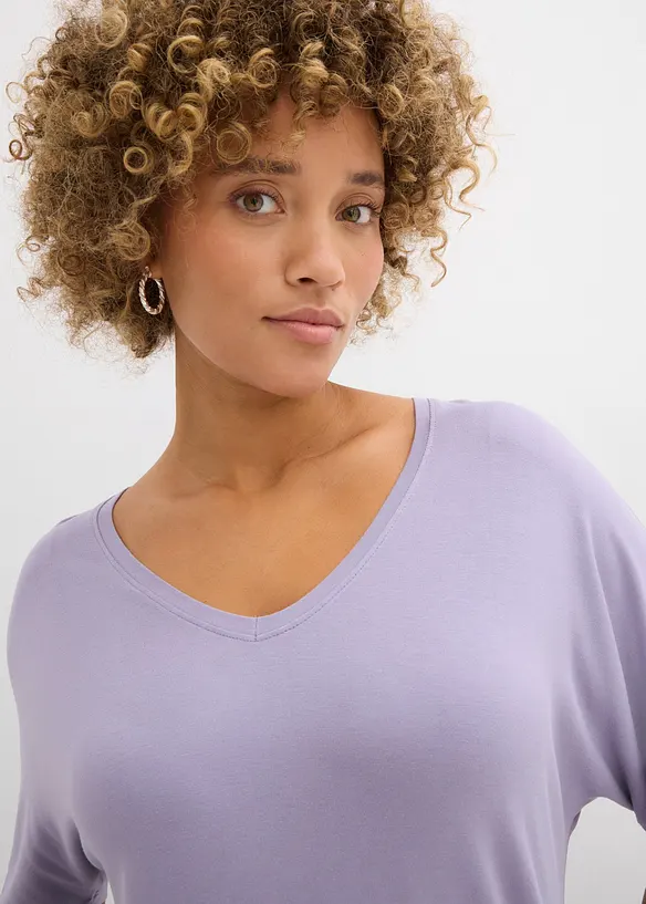 Lang topp i viskosemiks, bonprix