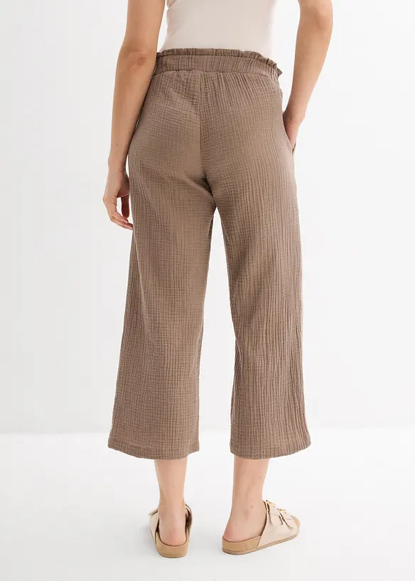 Culottes i bomullsmusselin, bonprix