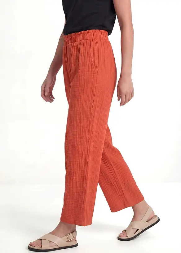 Culottes i bomullsmusselin, bonprix