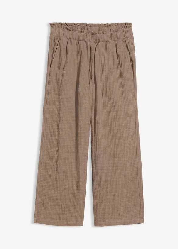 Culottes i bomullsmusselin, bonprix