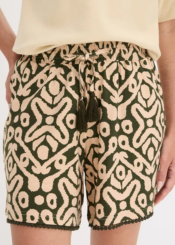 Jerseyshorts i myk viskosemiks, bonprix