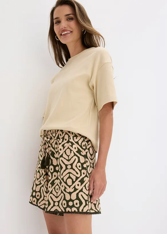 Jerseyshorts i myk viskosemiks, bonprix