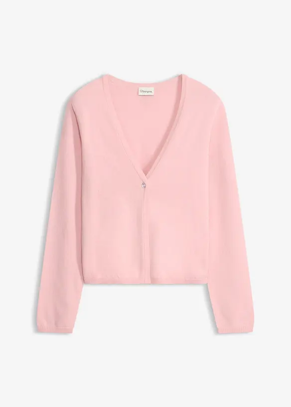 Stilren finstrikket jakke, bonprix