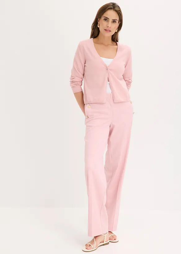 Stilren finstrikket jakke, bonprix