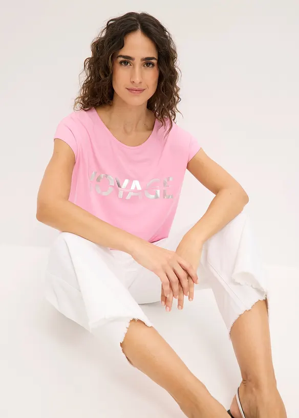 Lang topp i viskosemiks, bonprix