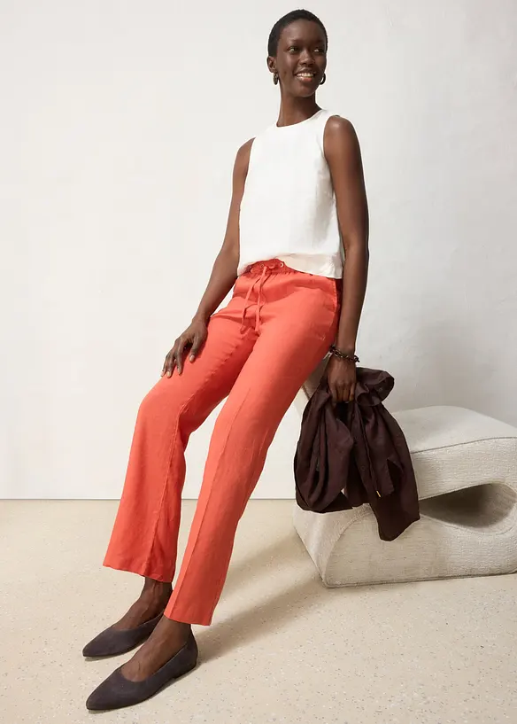 Pull on-linbukse, bonprix