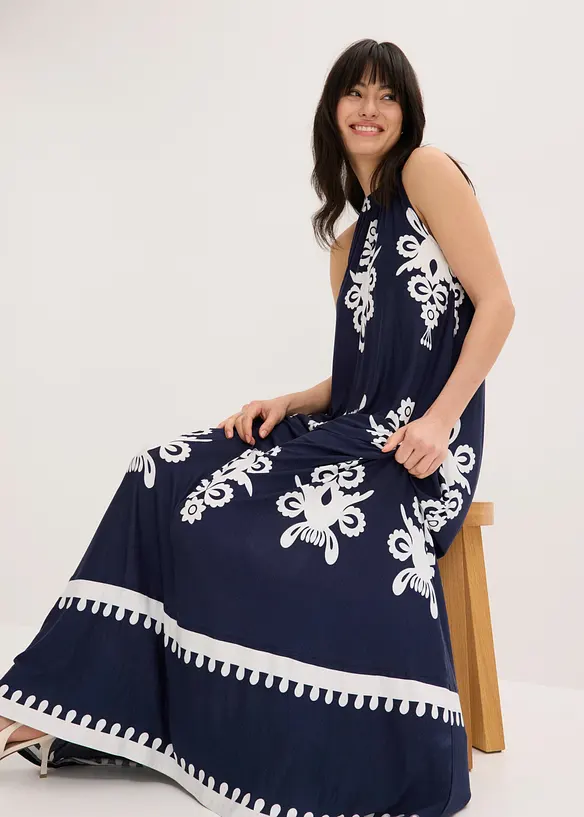 Jerseykjole i myk viskosemiks, bonprix