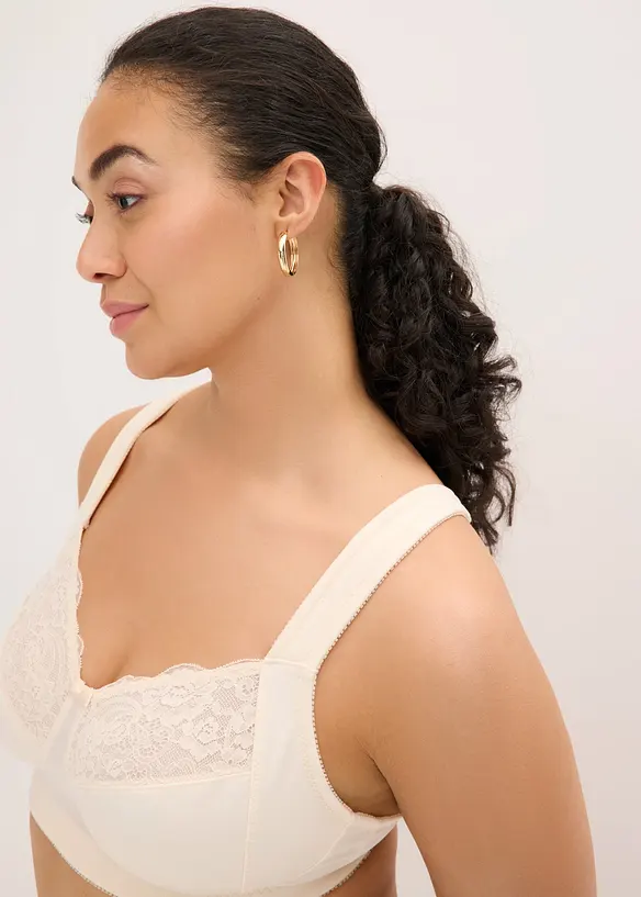 Avlastnings-BH uten spiler med vatterte skulderb&aring;nd, bonprix