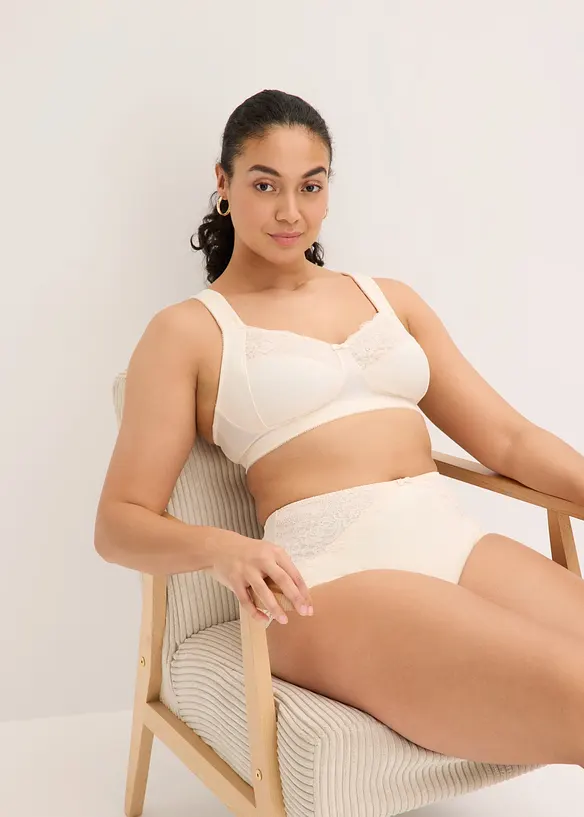 Avlastnings-BH uten spiler med vatterte skulderb&aring;nd, bonprix