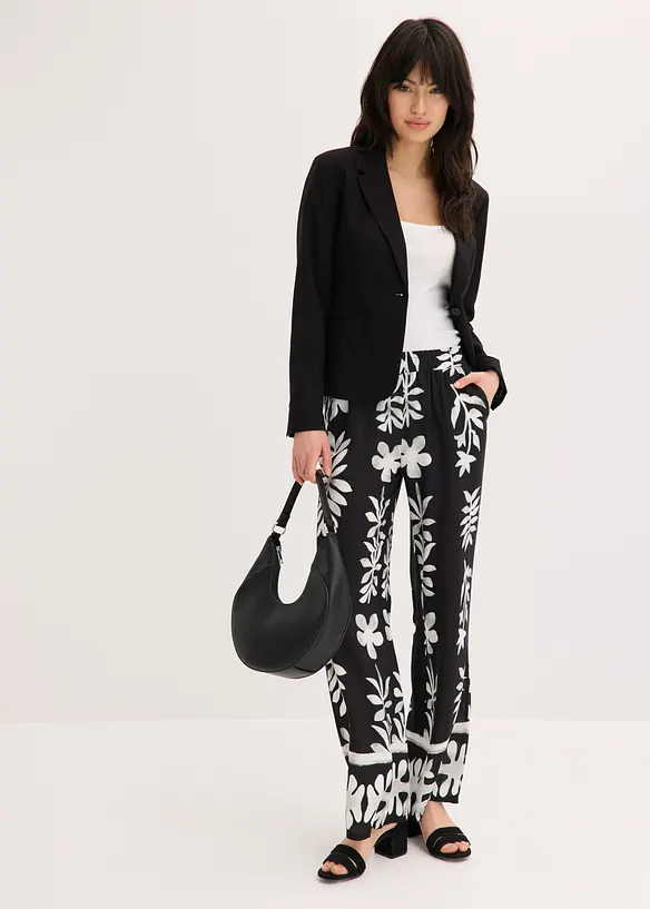 M&oslash;nstret bukse i lett viskose, bonprix