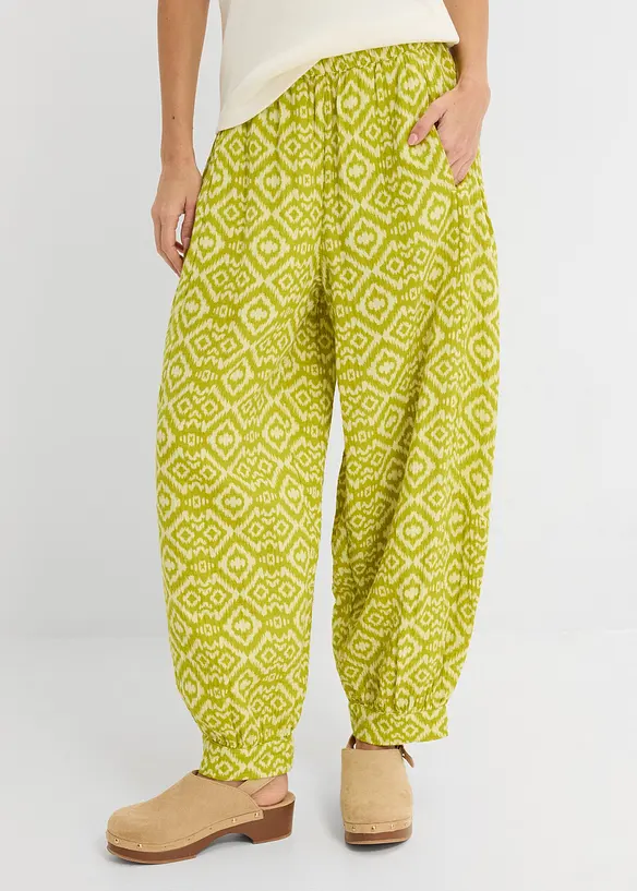 Haremsbukse i 100% bomull, bonprix