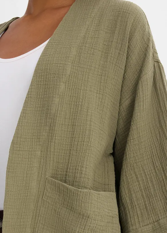 Kimono i lett musselin, bonprix