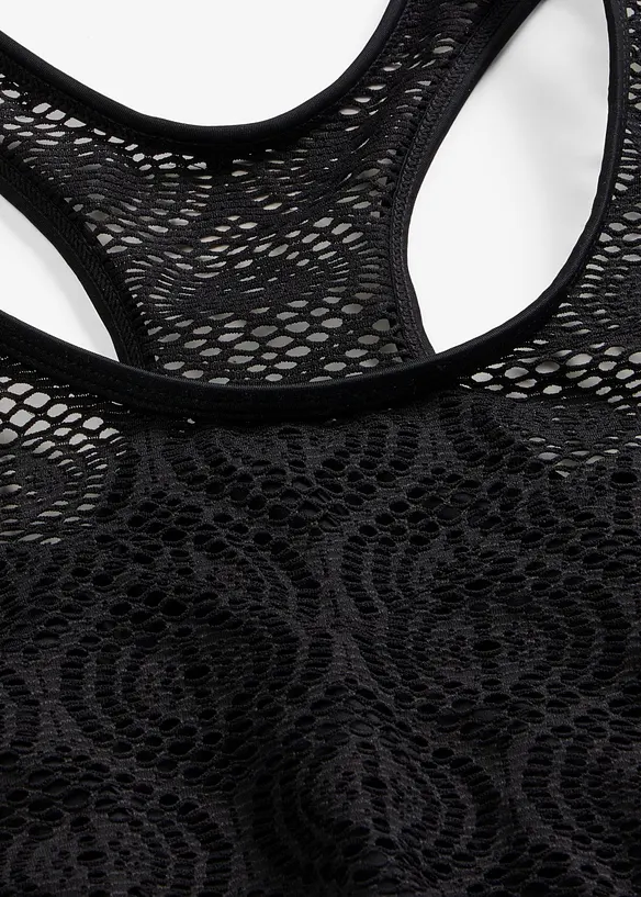 Bustier-bikinitopp med blonder, bonprix