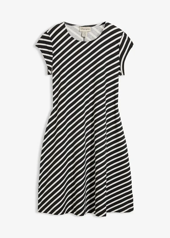 Jerseykjole i innsvingt modell, bonprix