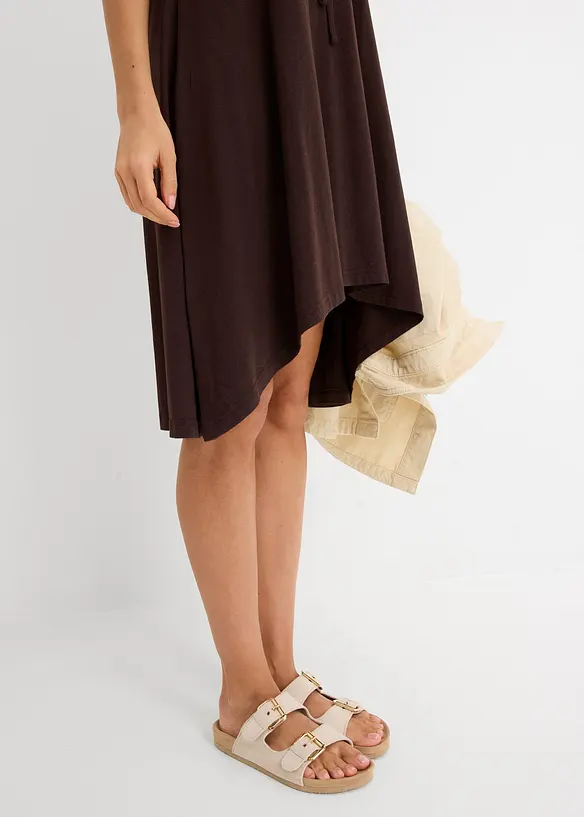 Jerseykjole med sn&oslash;ring, bonprix