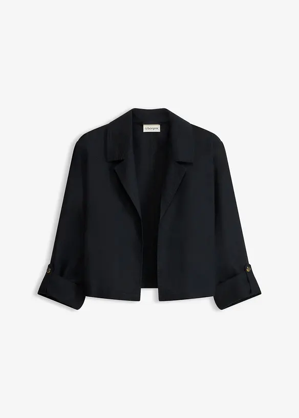 Blusejakke i linmiks, bonprix