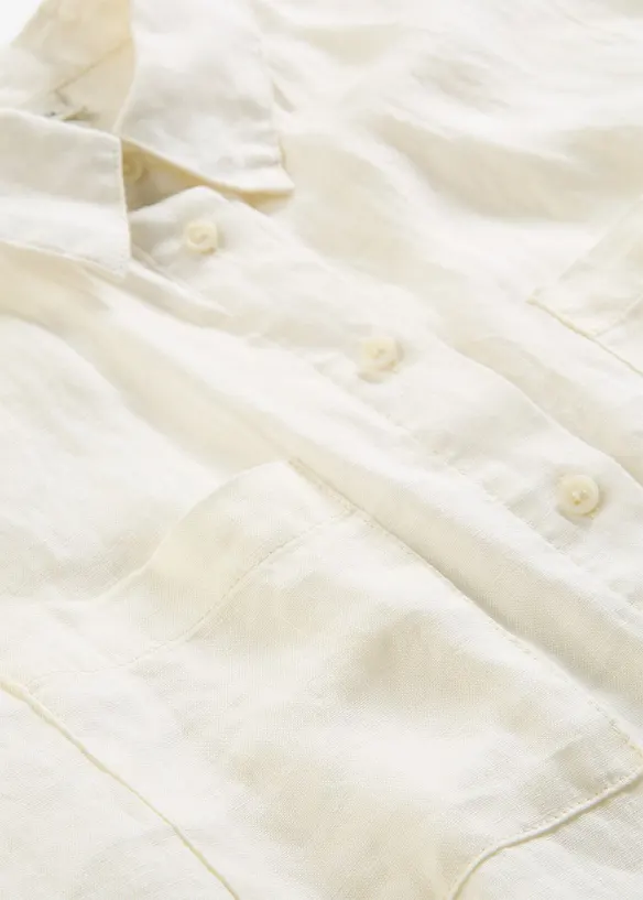 Vid, kortermet linskjorte, bonprix