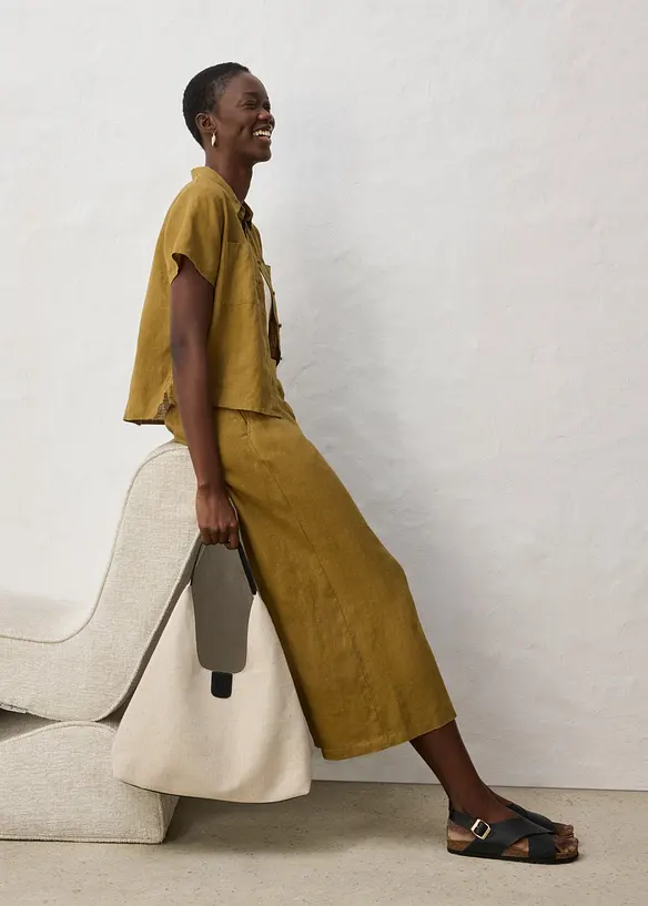 Culotte i 100% lin, bonprix