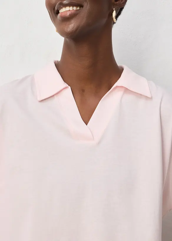 Vid topp med lin og krage, bonprix