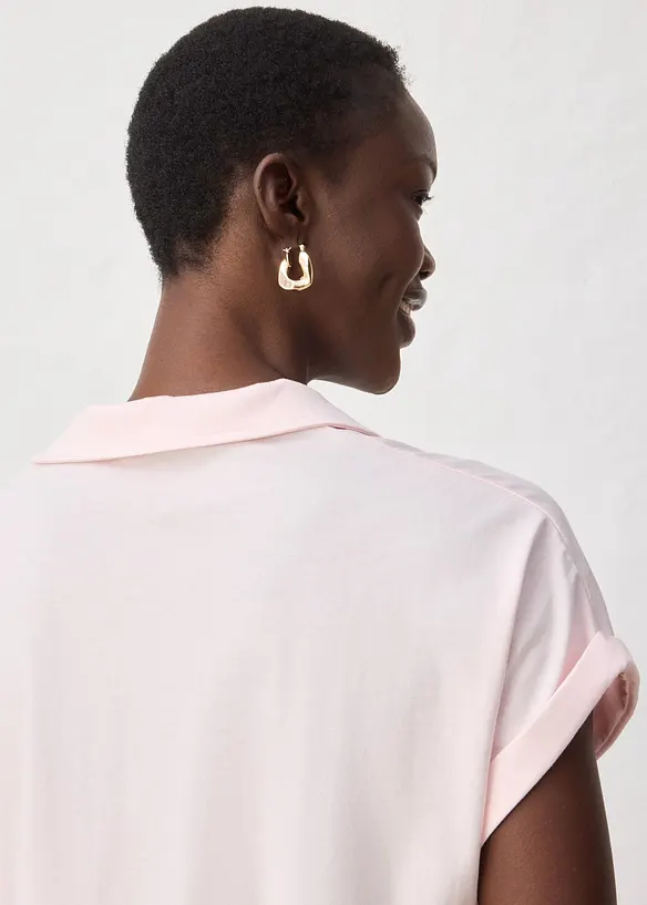 Vid topp med lin og krage, bonprix