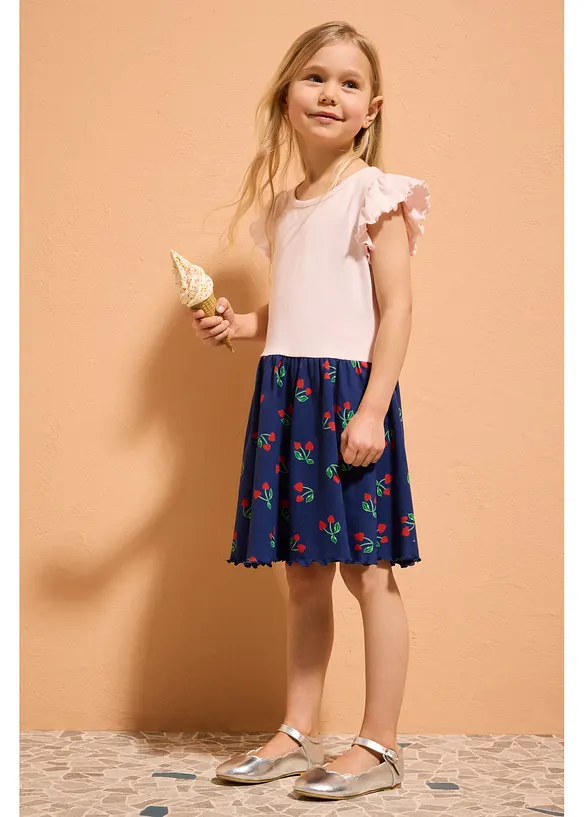 Jerseykjole i 100% &oslash;kologisk bomull, bonprix