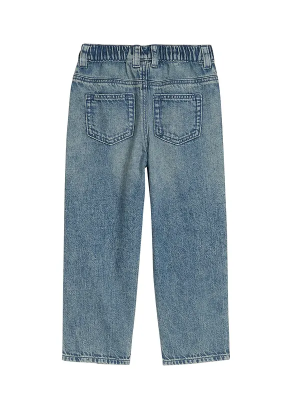 Loose fit-pull on-jeans i 100% fra Tom Tailor, Tom Tailor