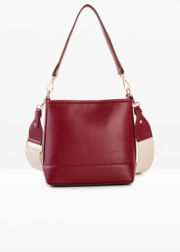 Liten skulderveske med utbyttbare hanker, bonprix