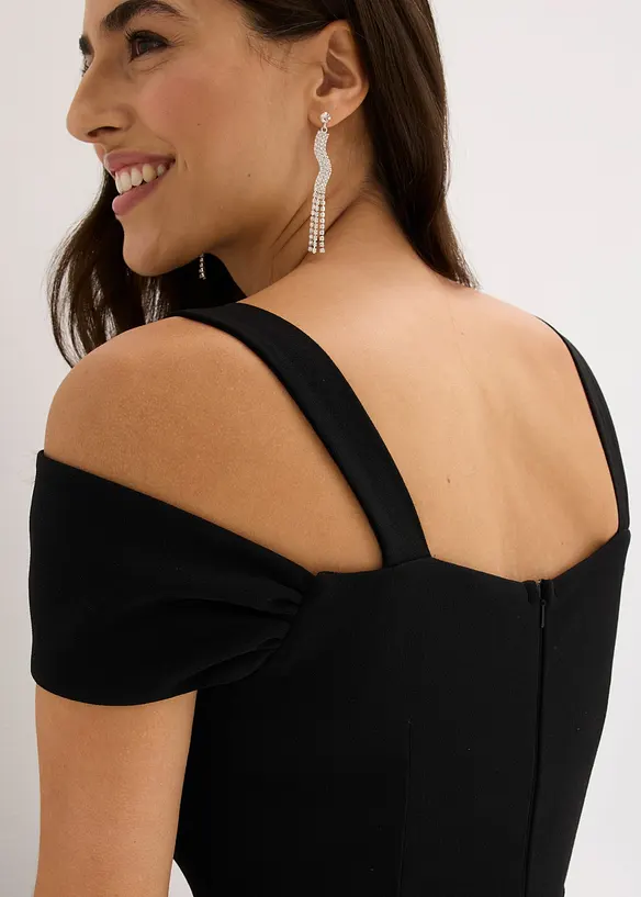 Jumpsuit i strukturert krepp, bonprix