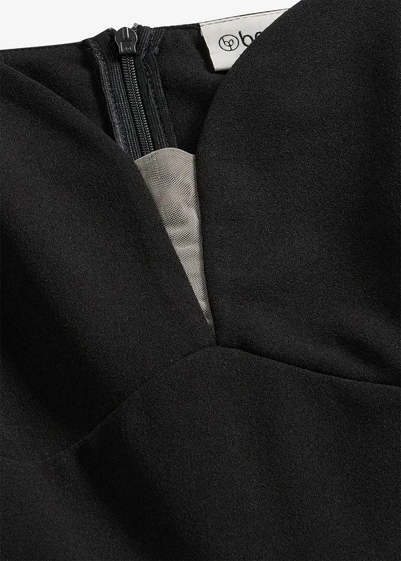 Jumpsuit i strukturert krepp, bonprix