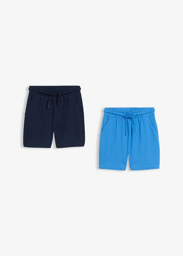 Jersey-bermudashorts i 100% &oslash;kologisk bomull (3-pack), bonprix