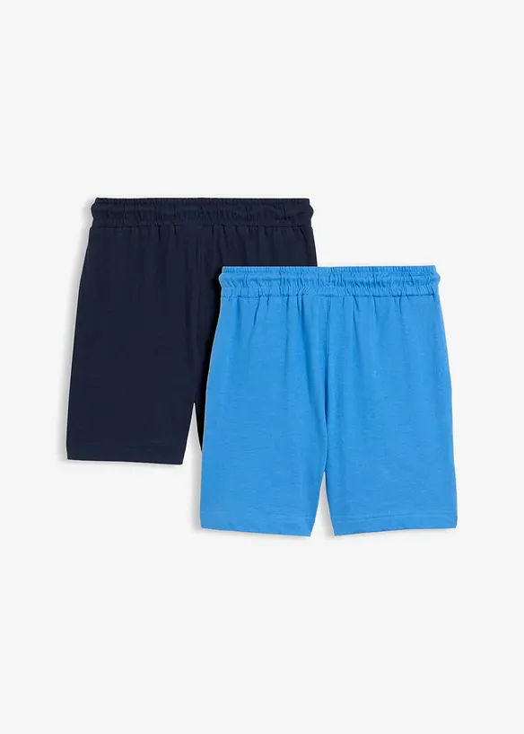 Jersey-bermudashorts i 100% &oslash;kologisk bomull (3-pack), bonprix