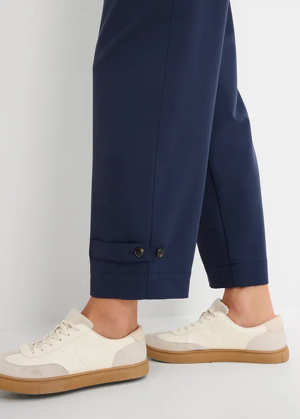 Barrel bukse i viskosemiks, bonprix