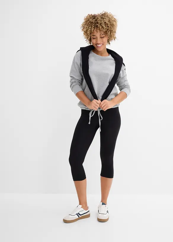 Sweatshirt med &oslash;kologisk bomull, bonprix