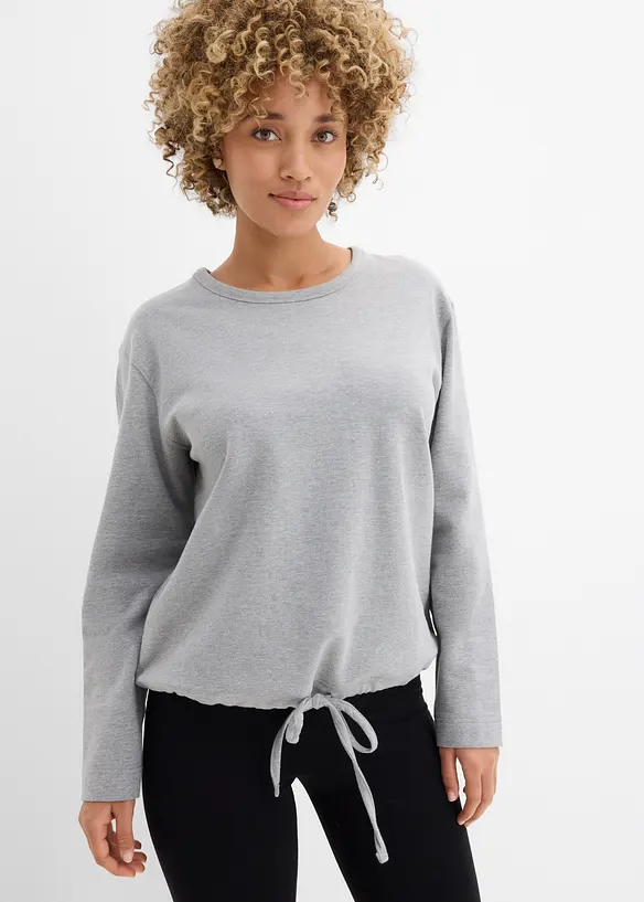 Sweatshirt med &oslash;kologisk bomull, bonprix