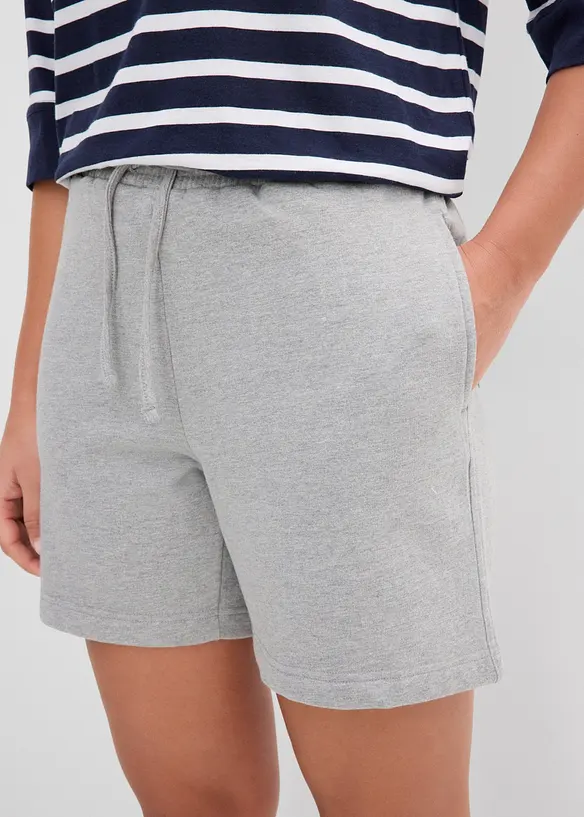 Sweatshorts i 100% &oslash;kologisk bomull, bonprix