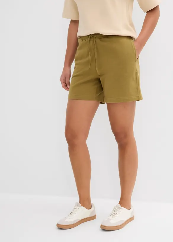 Sweatshorts med &oslash;kologisk bomull, bonprix