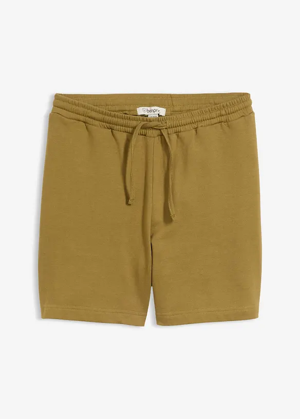 Sweatshorts med &oslash;kologisk bomull, bonprix