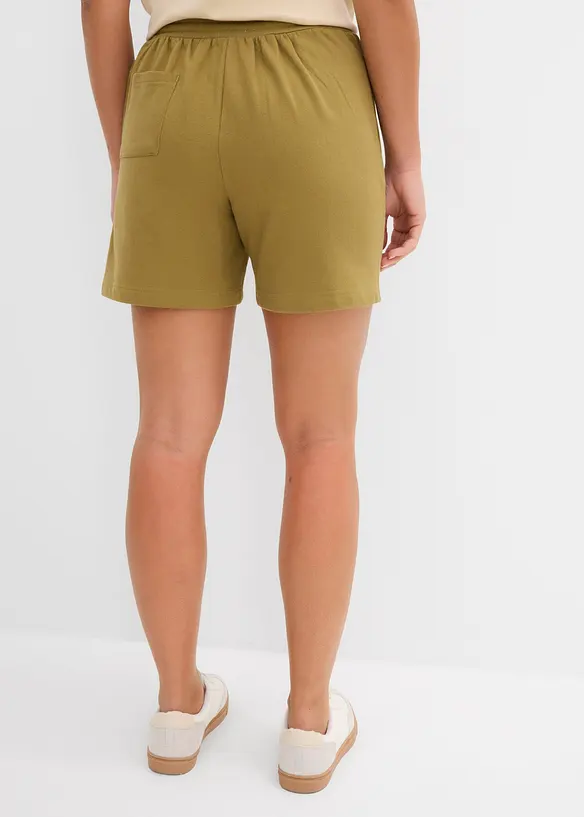 Sweatshorts med &oslash;kologisk bomull, bonprix