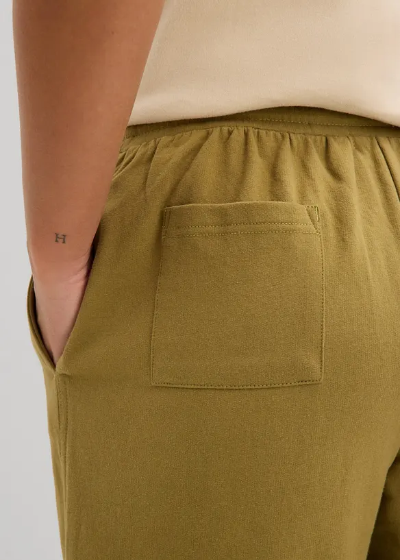 Sweatshorts med &oslash;kologisk bomull, bonprix