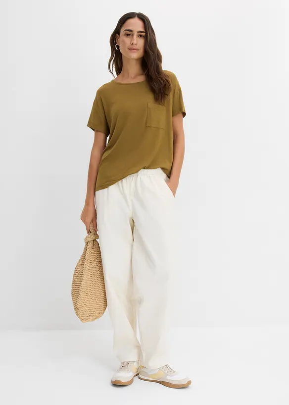 Topp i myk viskosemiks, bonprix