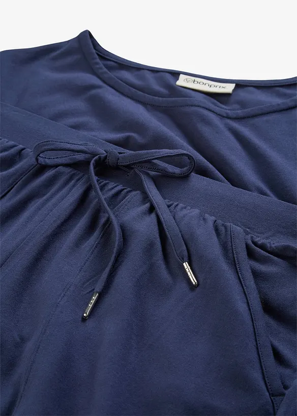 Topp og shorts i myk viskosemiks (2 deler), bonprix