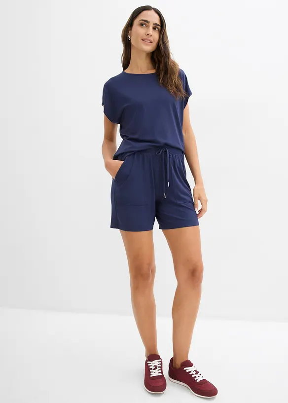 Topp og shorts i myk viskosemiks (2 deler), bonprix
