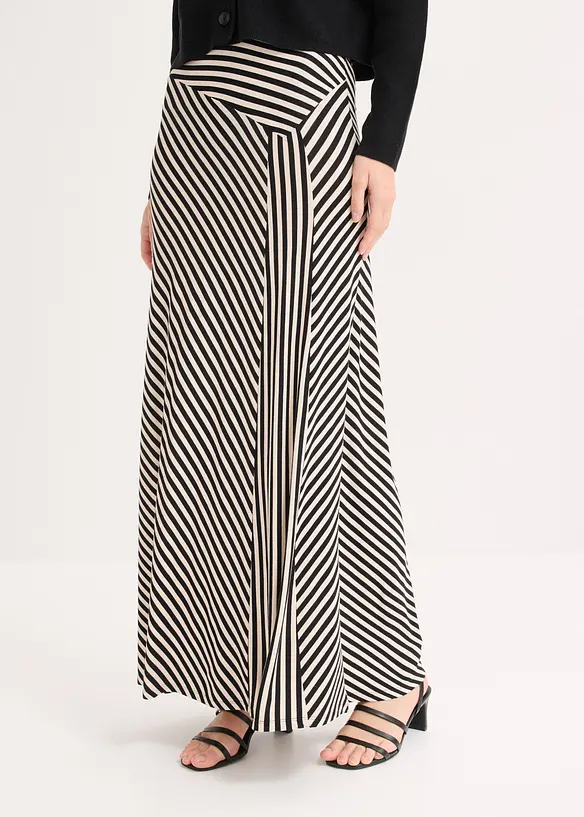 Jerseyskj&oslash;rt i viskosemiks, bonprix