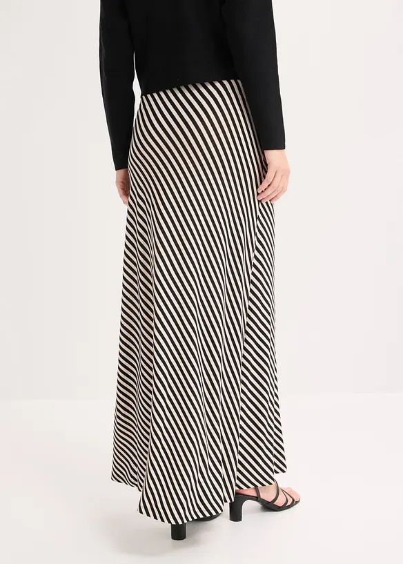 Jerseyskj&oslash;rt i viskosemiks, bonprix