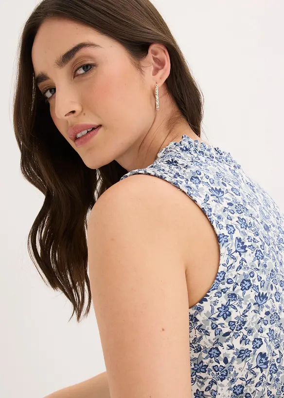 Jerseytopp i viskosemiks, bonprix